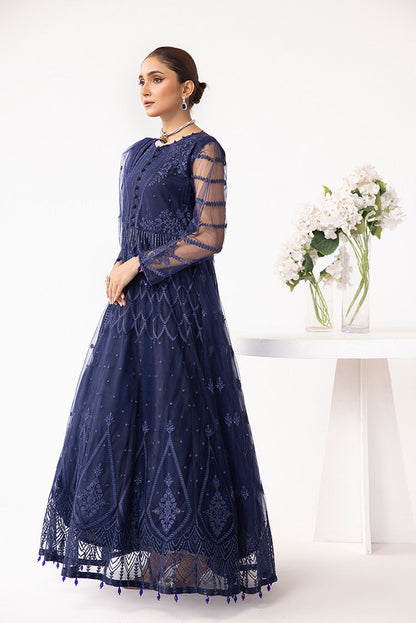 Ellena - Embroidered Net Maxi Dress