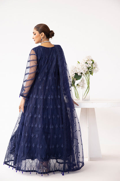 Ellena - Embroidered Net Maxi Dress
