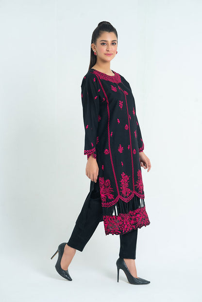 Ellena - 2-PC Stitched Embroidered Khaddar Suit