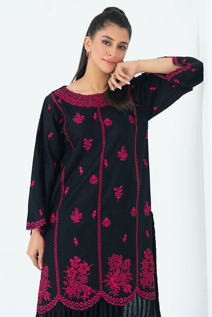 Ellena - 2-PC Stitched Embroidered Khaddar Suit