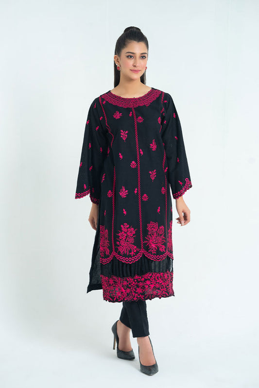 Ellena - 2-PC Stitched Embroidered Khaddar Suit