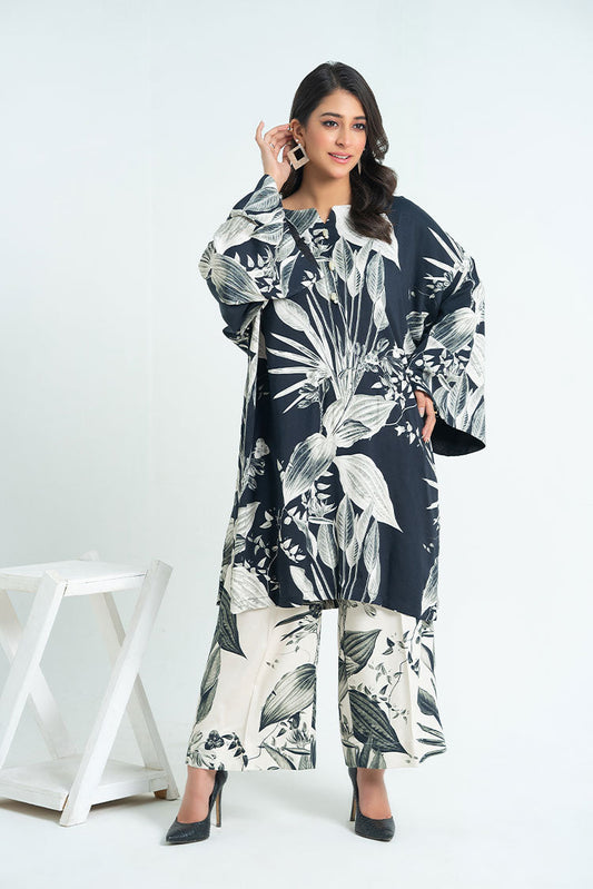 Ellena - 2-PC Stitched Printed Marina Suit