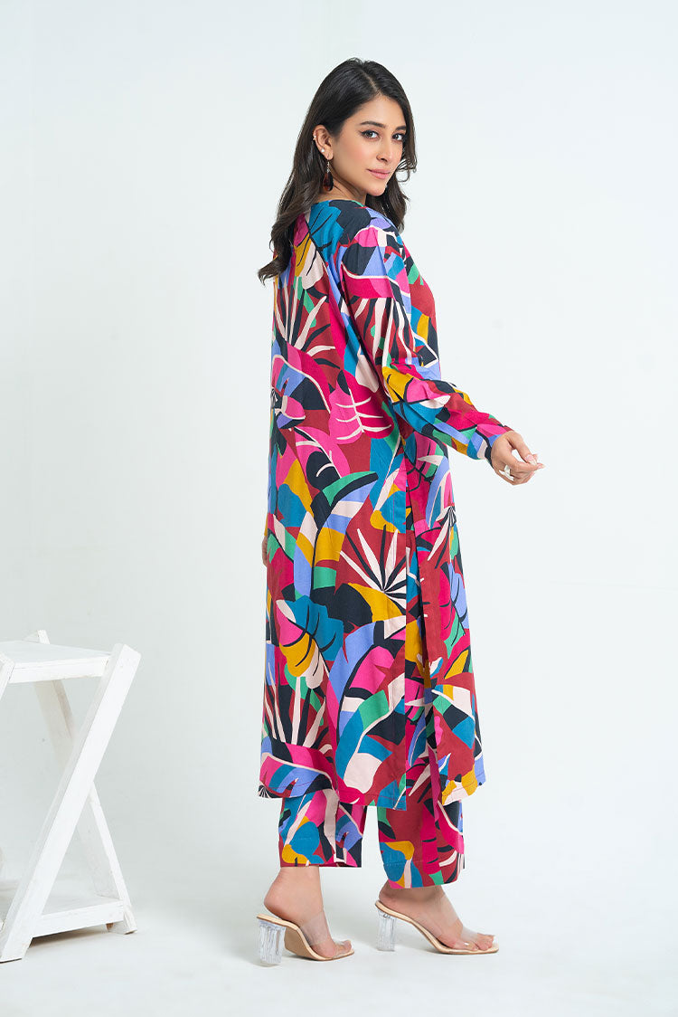 Ellena - 2-PC Stitched Printed Marina Suit