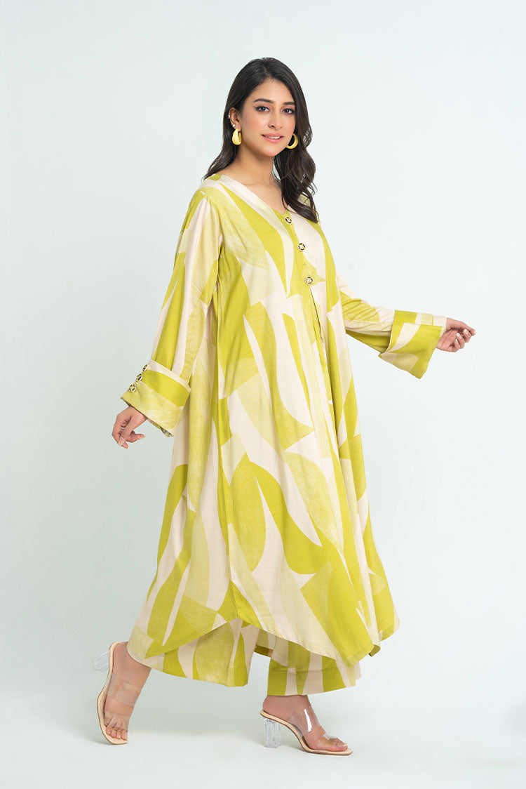 Ellena - 2-PC Stitched Printed Marina Suit