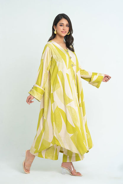 Ellena - 2-PC Stitched Printed Marina Suit