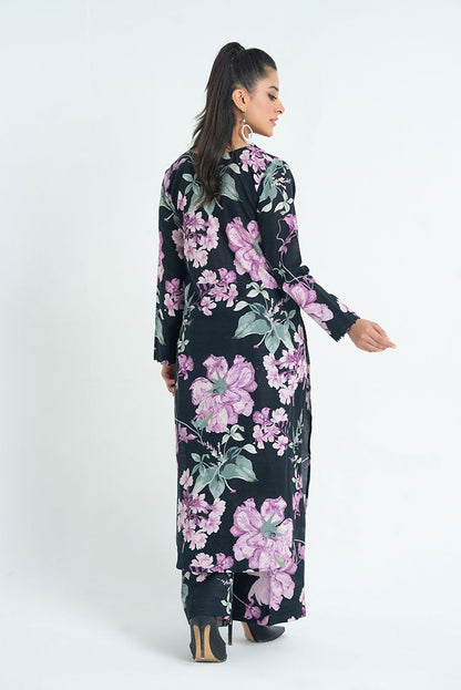 Ellena - 2-PC Stitched Printed Khaddar Suit