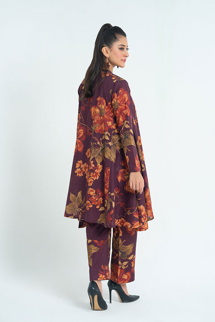 Ellena - 2-PC Stitched Printed Khaddar Suit