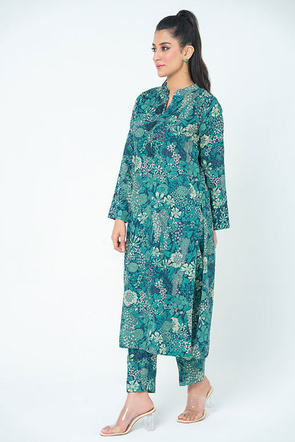 Ellena - 2-PC Stitched Printed Khaddar Suit