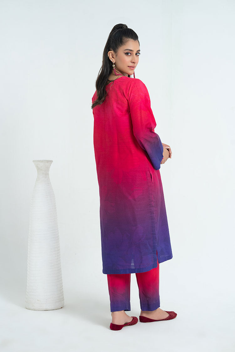 Ellena - 2-PC Stitched Printed Khaddar Suit