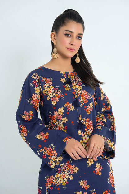 Ellena - 2-PC Stitched Printed Khaddar Suit