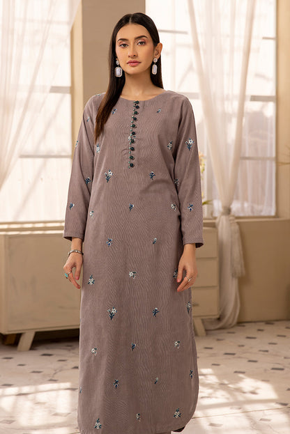 Ellena - 3-PC Stitched Embroidered Khaddar Suit