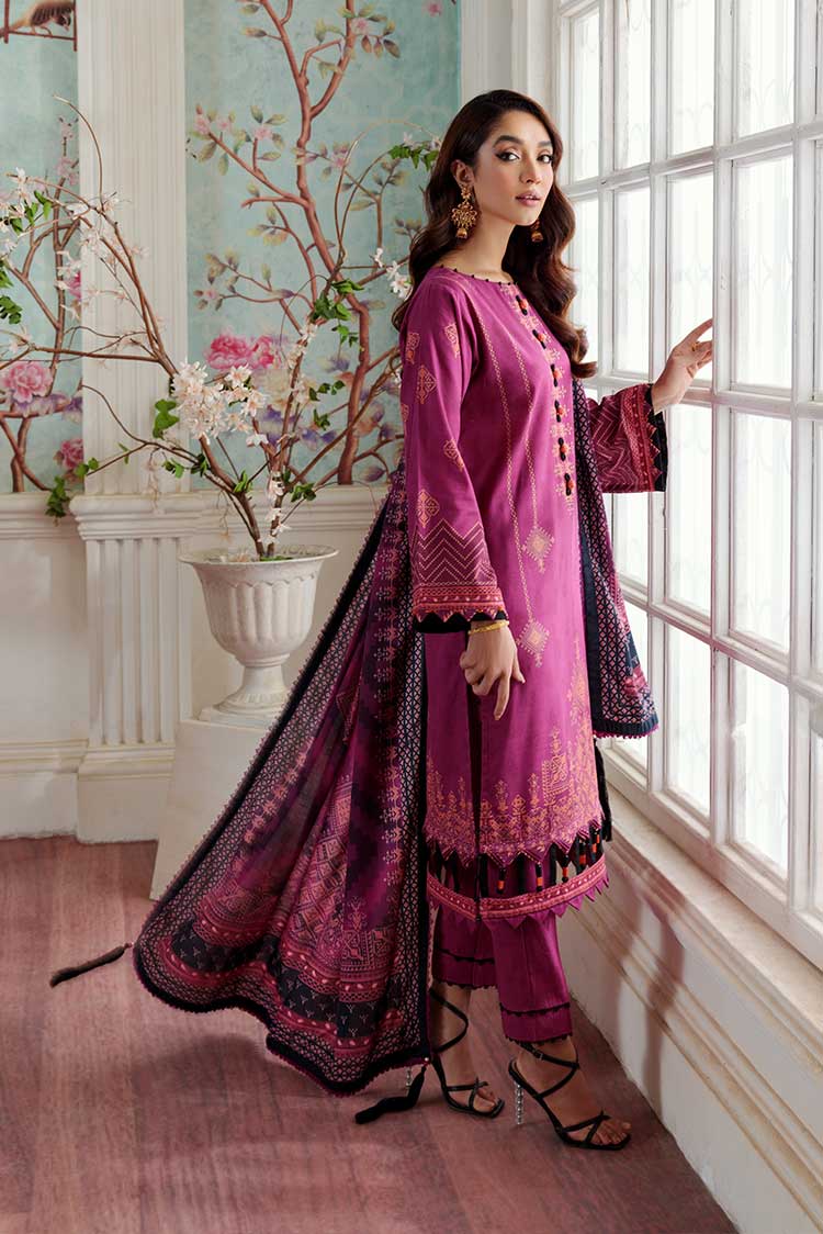 Ellena - 3-PC Wool Shawl Khaddar Suit