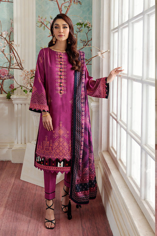 Ellena - 3-PC Wool Shawl Khaddar Suit