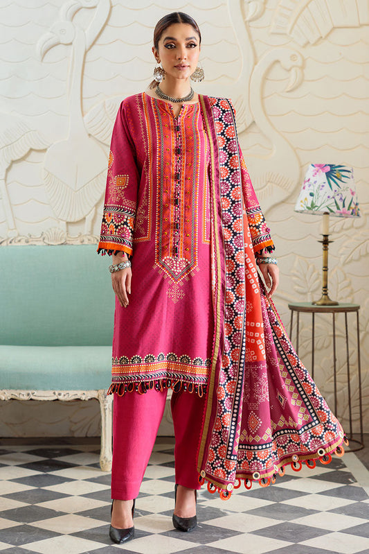 Ellena - 3-PC Wool Shawl Khaddar Suit