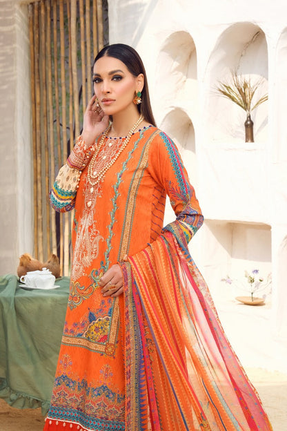 Ellena - 3-PC Unstitched Printed Lawn