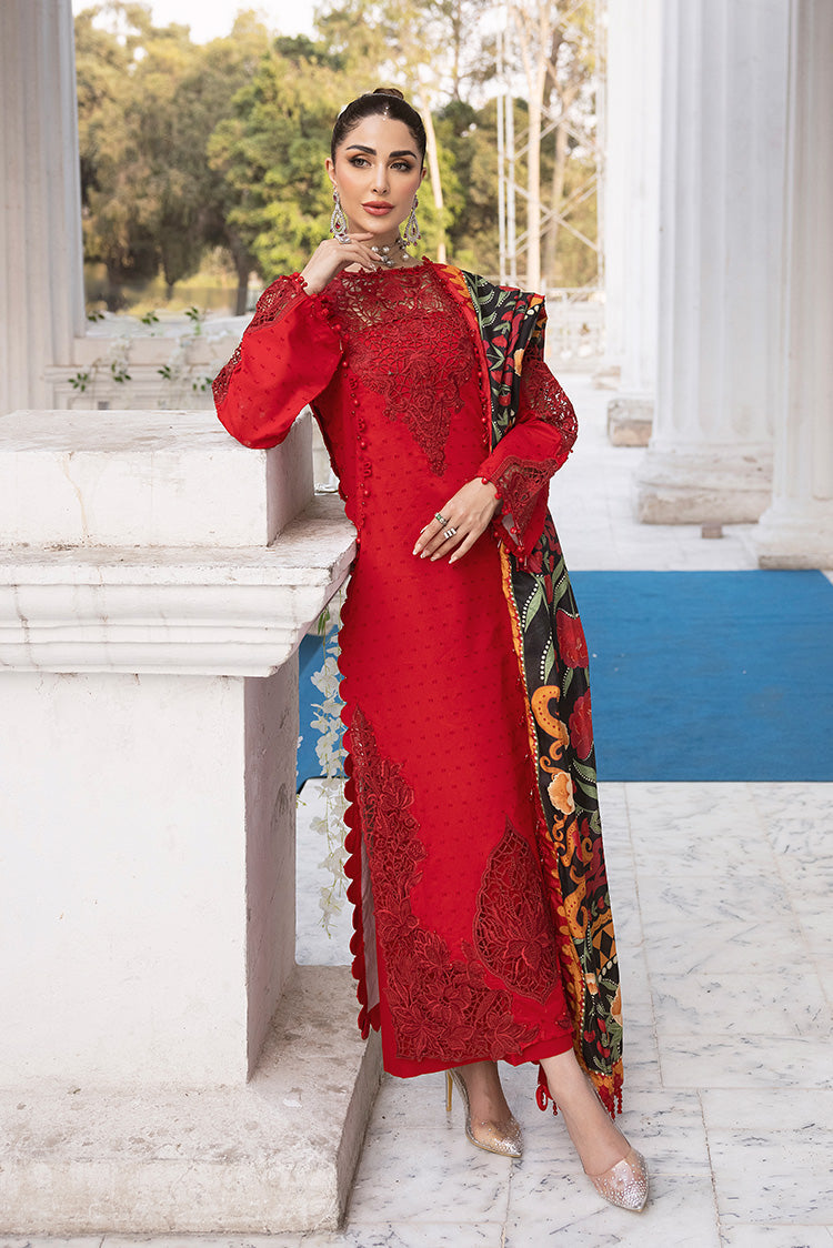 Ellena - 3-PC Unstitched Embroidered Lawn Suit