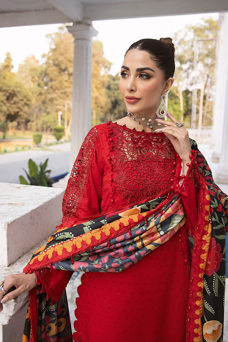 Ellena - 3-PC Unstitched Embroidered Lawn Suit