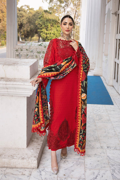 Ellena - 3-PC Unstitched Embroidered Lawn Suit