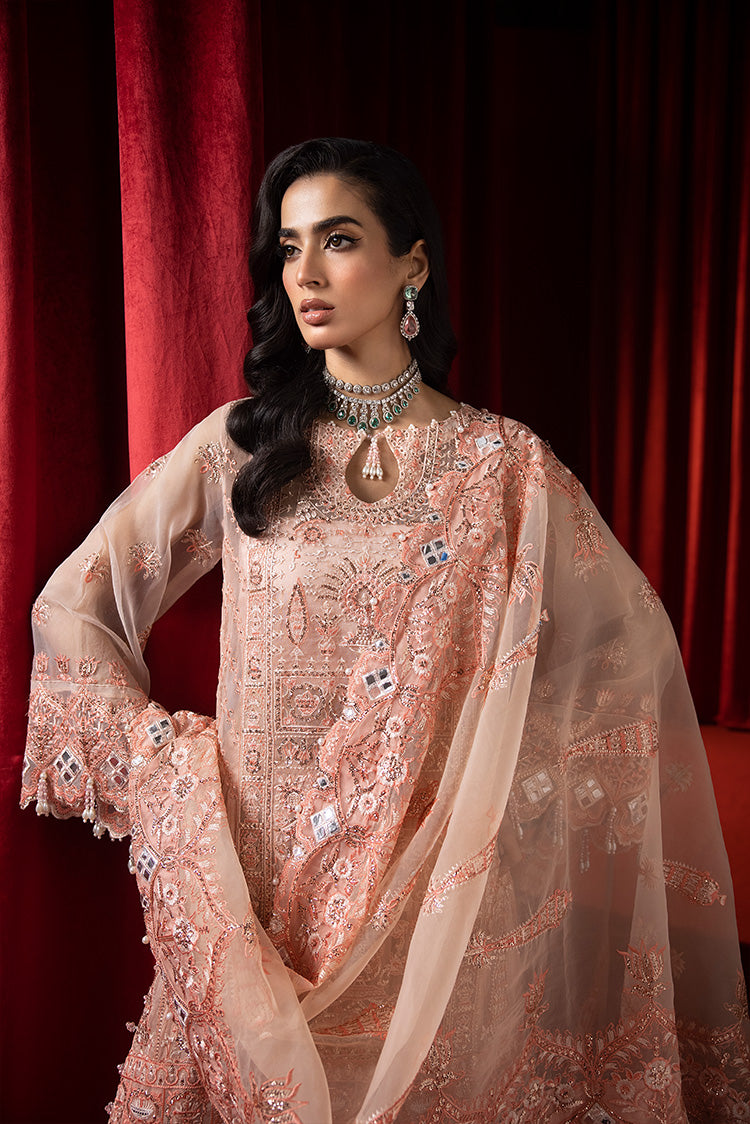 Ellena - 3-PC Unstitched Fancy Embroidered Organza Suit