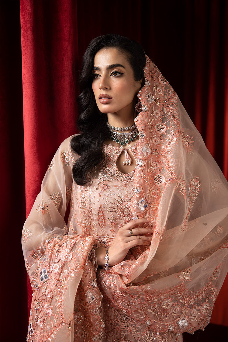 Ellena - 3-PC Unstitched Fancy Embroidered Organza Suit