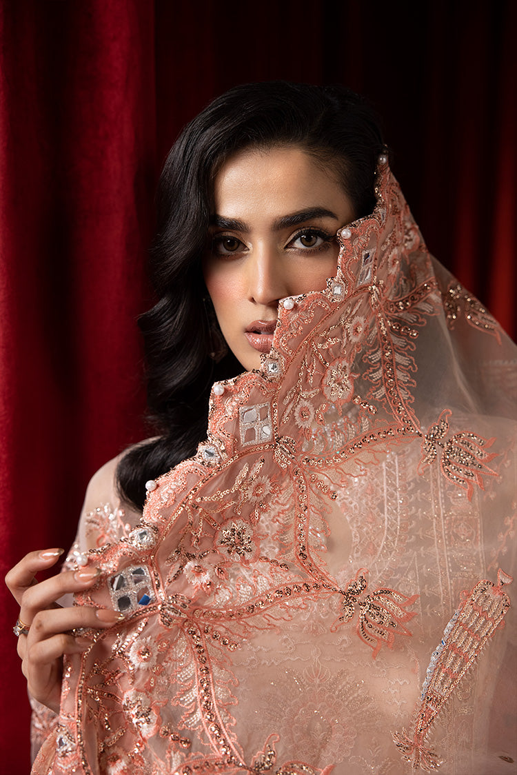 Ellena - 3-PC Unstitched Fancy Embroidered Organza Suit