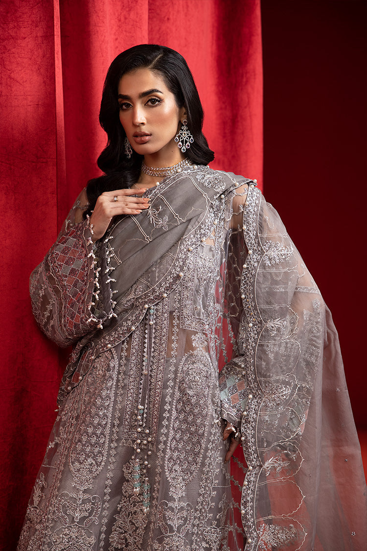 Ellena - 3-PC Unstitched Fancy Embroidered Organza Suit