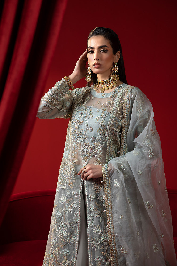 Ellena - 3-PC Unstitched Fancy Embroidered Organza Suit