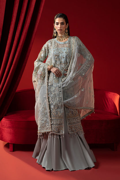 Ellena - 3-PC Unstitched Fancy Embroidered Organza Suit