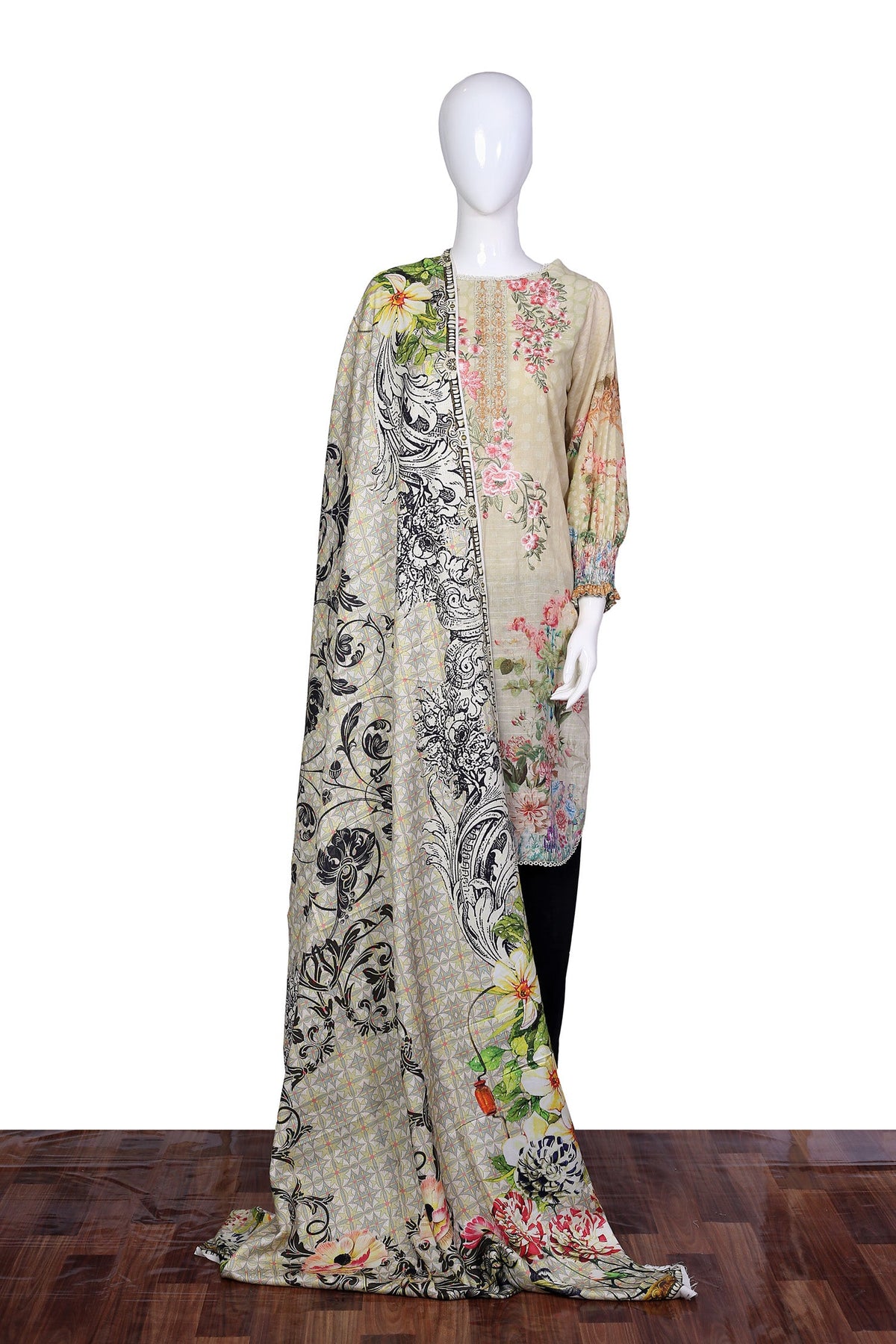 Adan's Libas - Bush Lily - Stitch 2PC Embroidered Khaddar