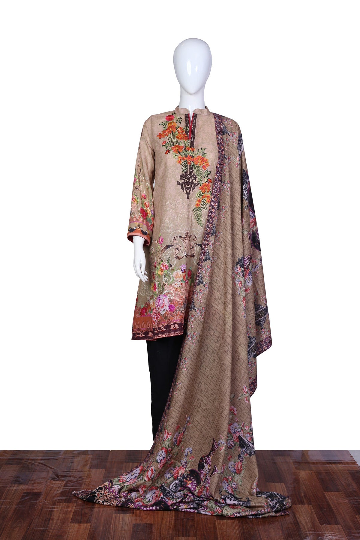 Adan's Libas - Cactus - Stitch 2PC Embroidered Khaddar