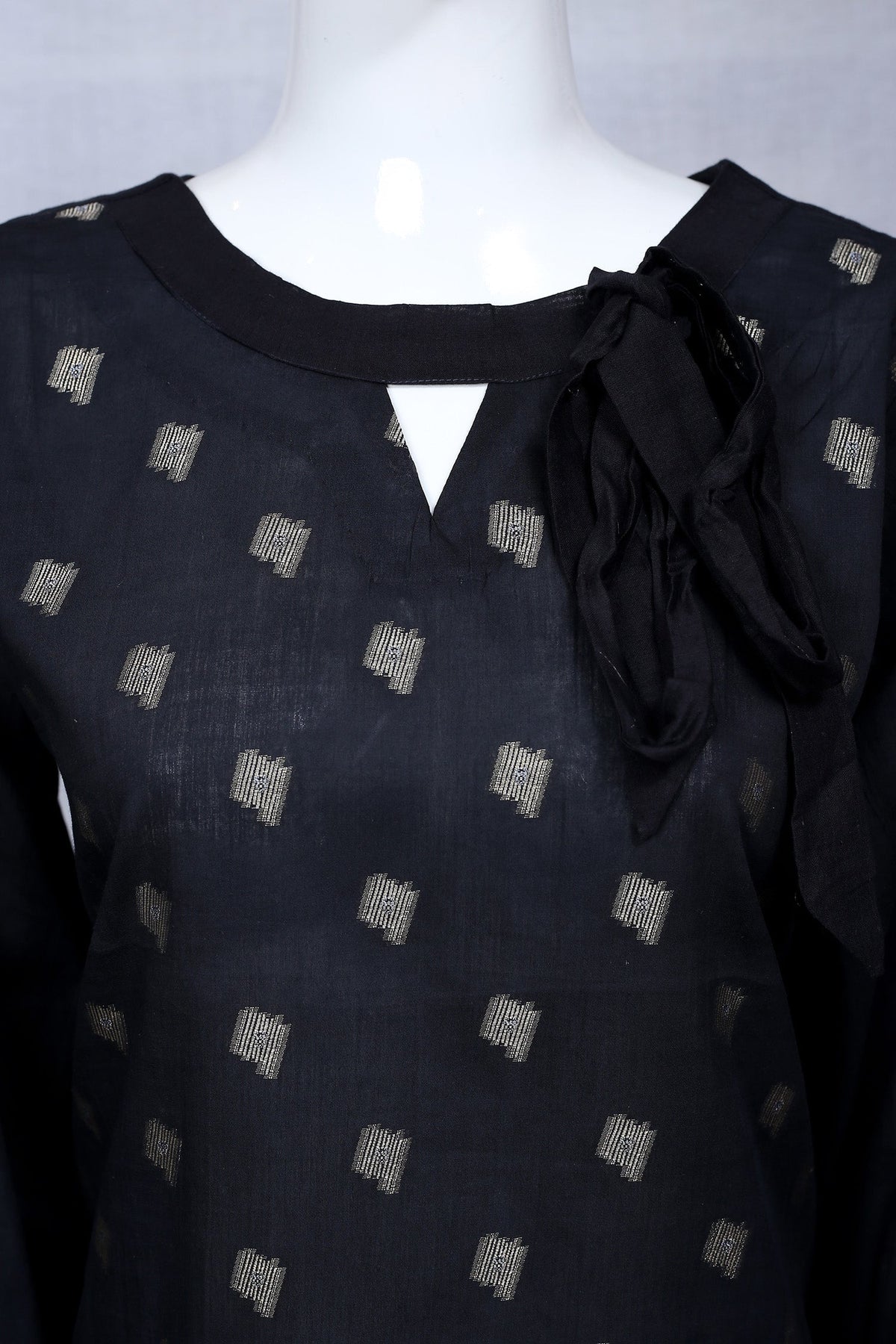 Adan's Libas - Black 32 - Ready To Wear Jacquard Shirt