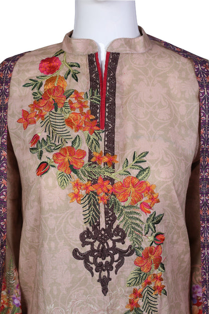 Adan's Libas - Cactus - Stitch 2PC Embroidered Khaddar