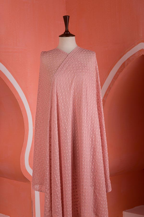 Adan's Libas - Briar Rose - Chikankeri Chiffon Dupatta