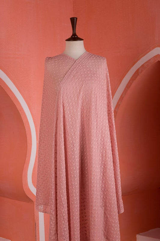 Adan's Libas - Briar Rose - Chikankeri Chiffon Dupatta