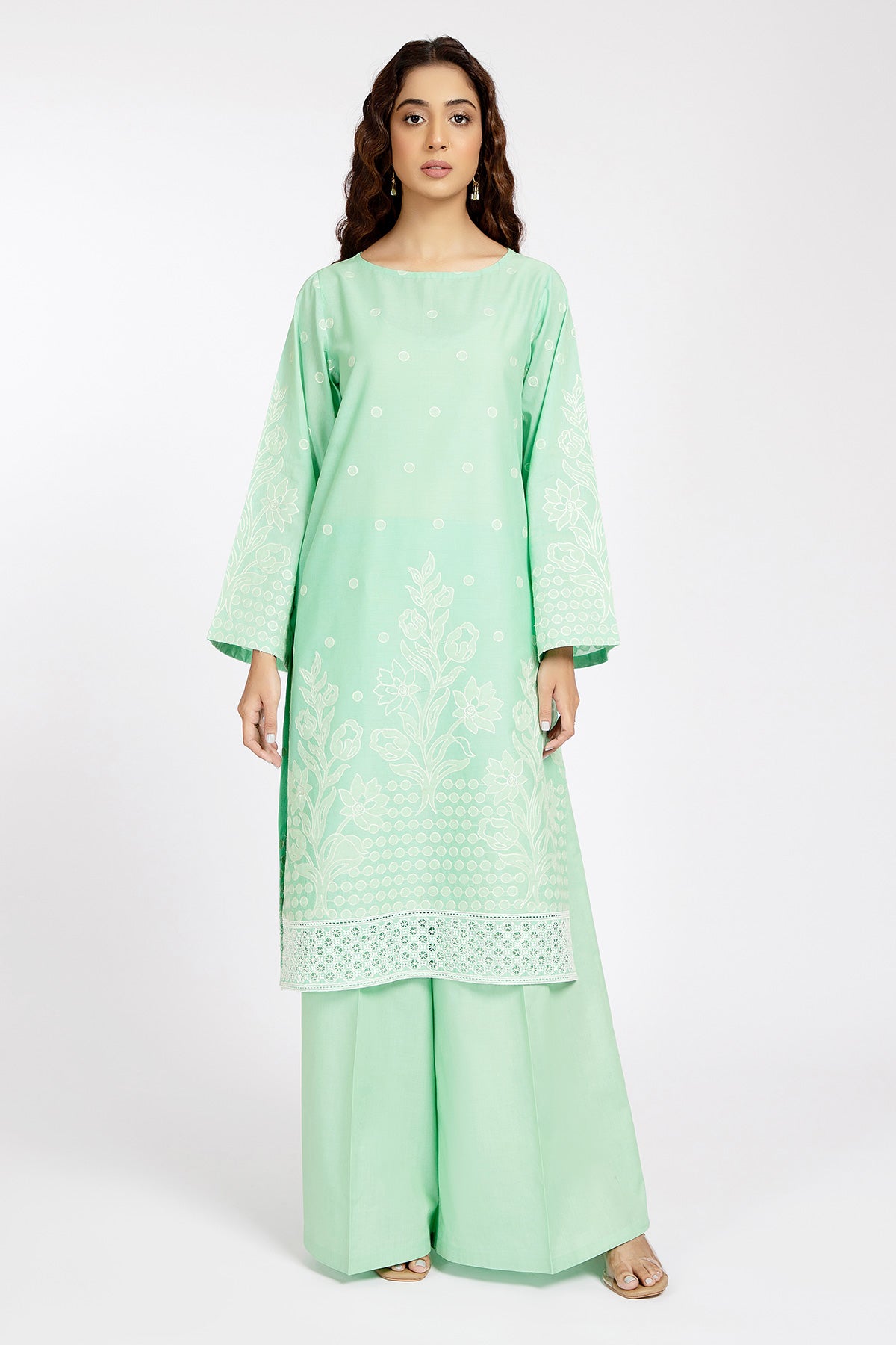 Kayseria - 2 Piece Lawn Shirt & Shalwar