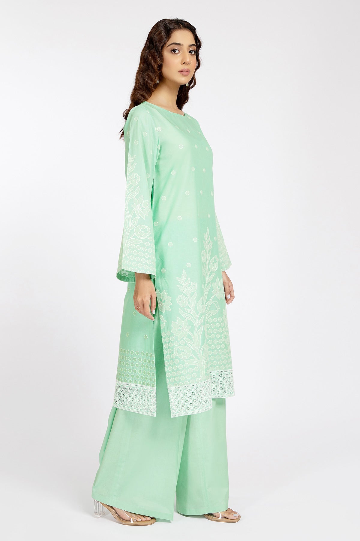 Kayseria - 2 Piece Lawn Shirt & Shalwar