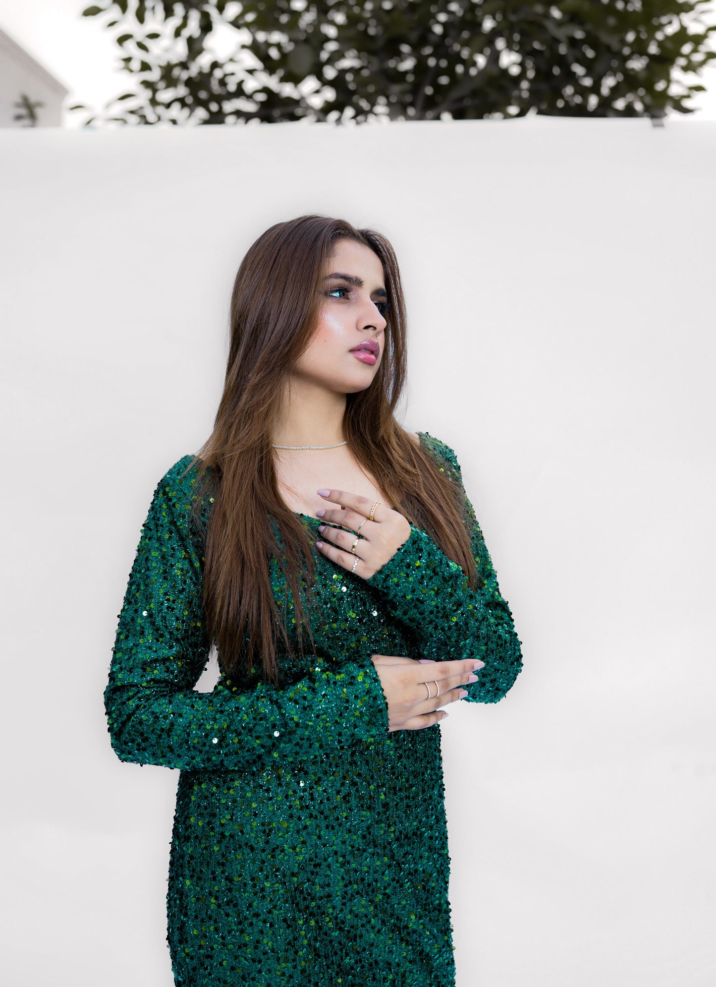 Candy Closet - Emerald Sequin Dress