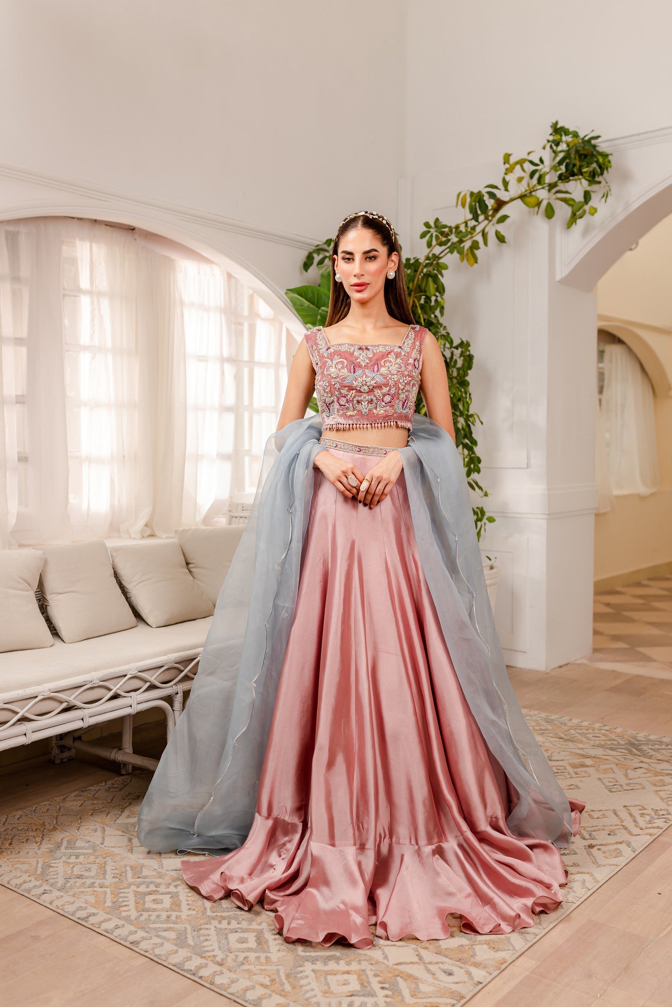 Cerise - Aairah- Pink lehnga Choli