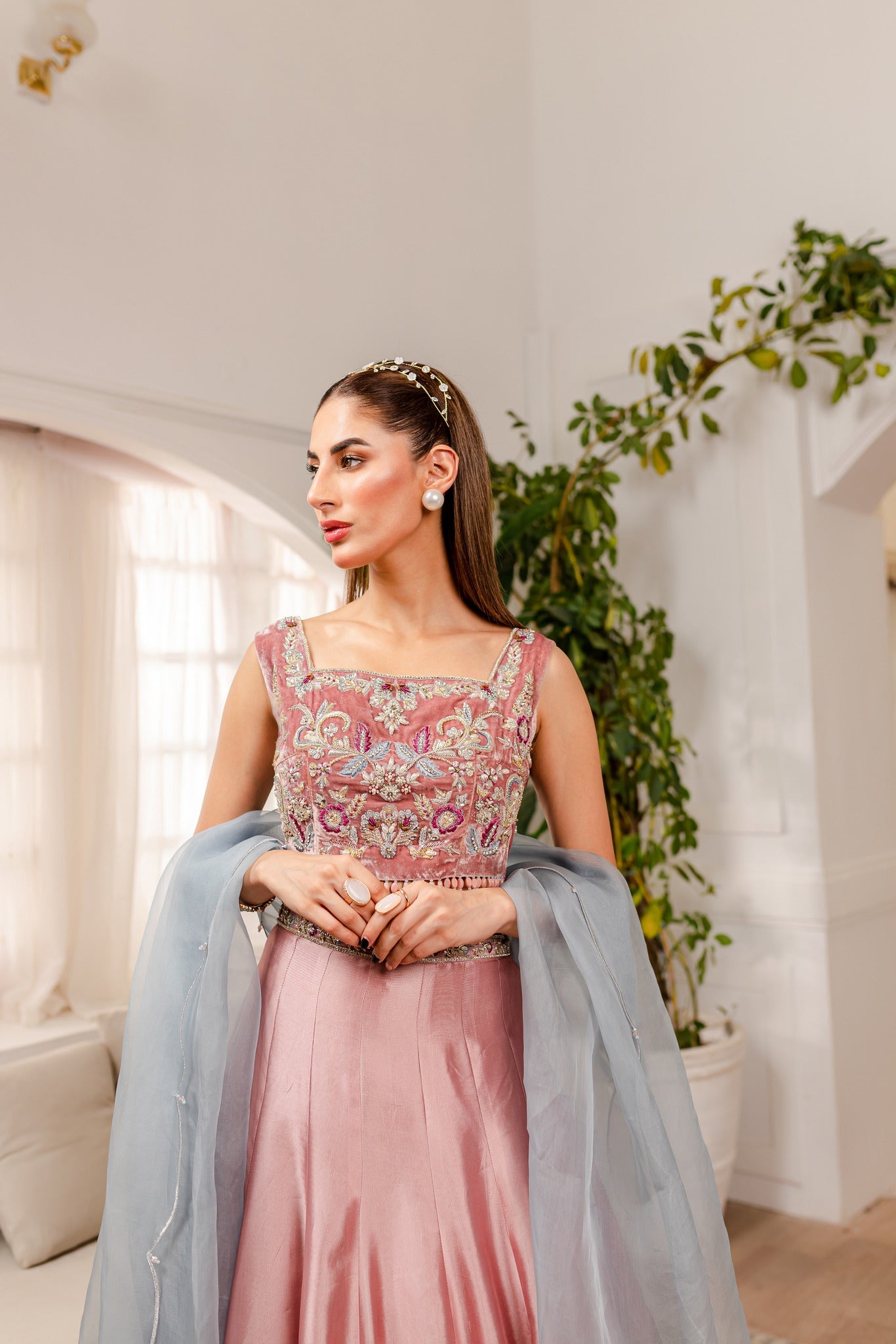 Cerise - Aairah- Pink lehnga Choli