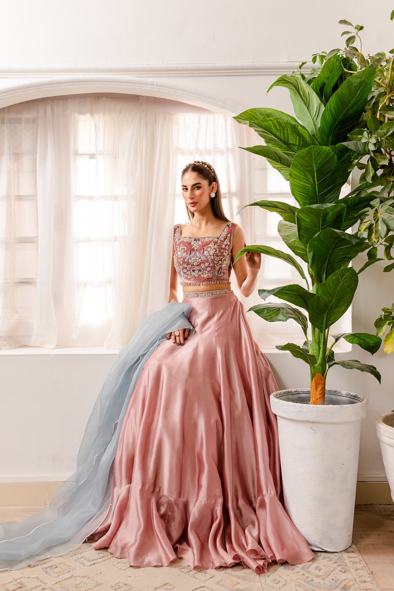 Cerise - Aairah- Pink lehnga Choli