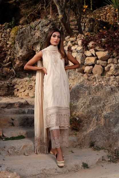 Lyla - Design 02 Embroidered Lawn’22