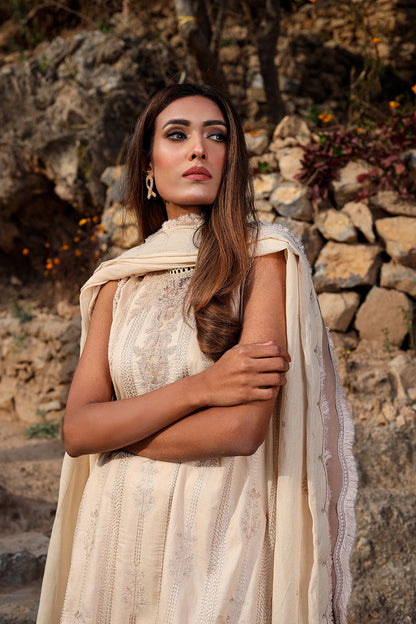 Lyla - Design 02 Embroidered Lawn’22