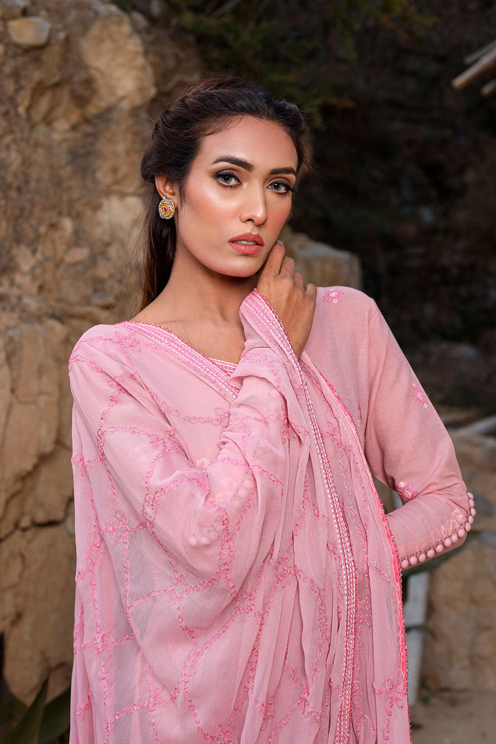 Lyla - Design 03 Embroidered Lawn’22