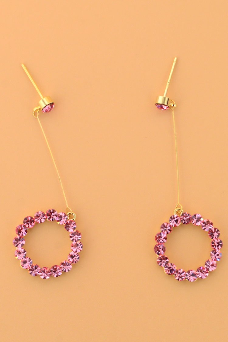 Ellena - Round Drop Earings
