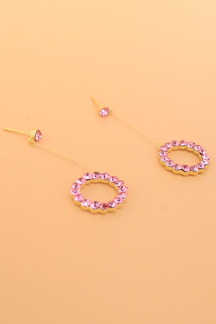 Ellena - Round Drop Earings