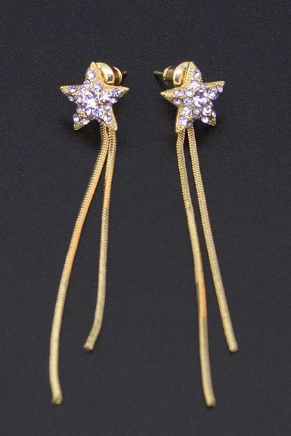 Ellena - Star Shape Chain Drop Earring