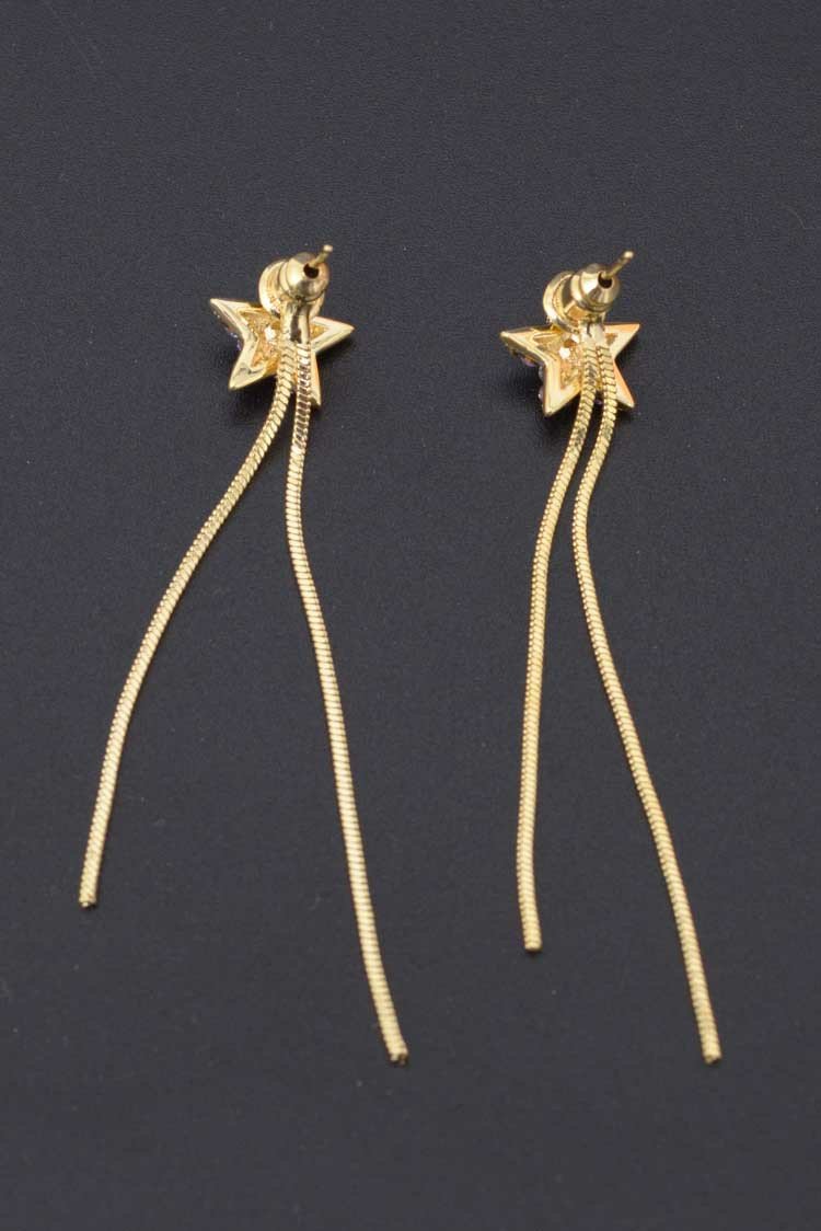 Ellena - Star Shape Chain Drop Earring