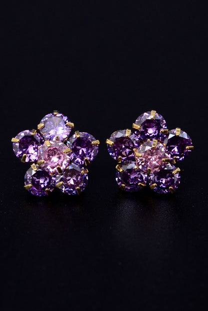 Ellena - Flower Shape Stud Earrings