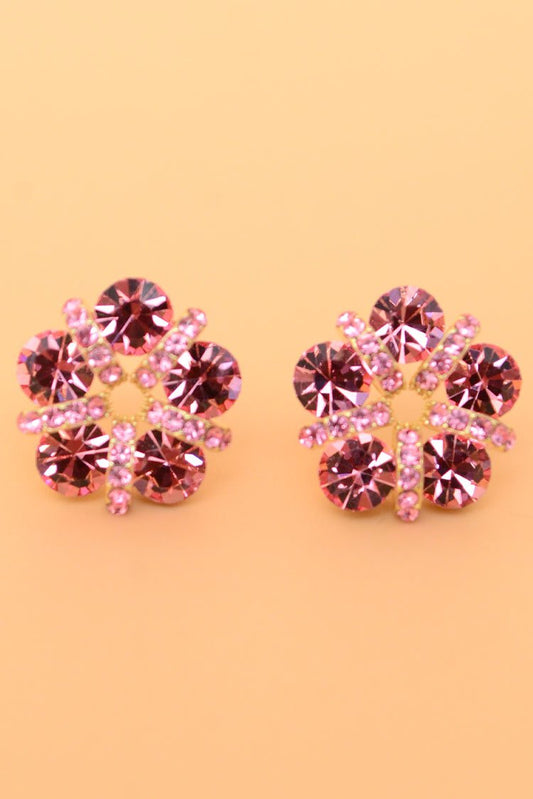 Ellena - Flower Shape Stud Earrings