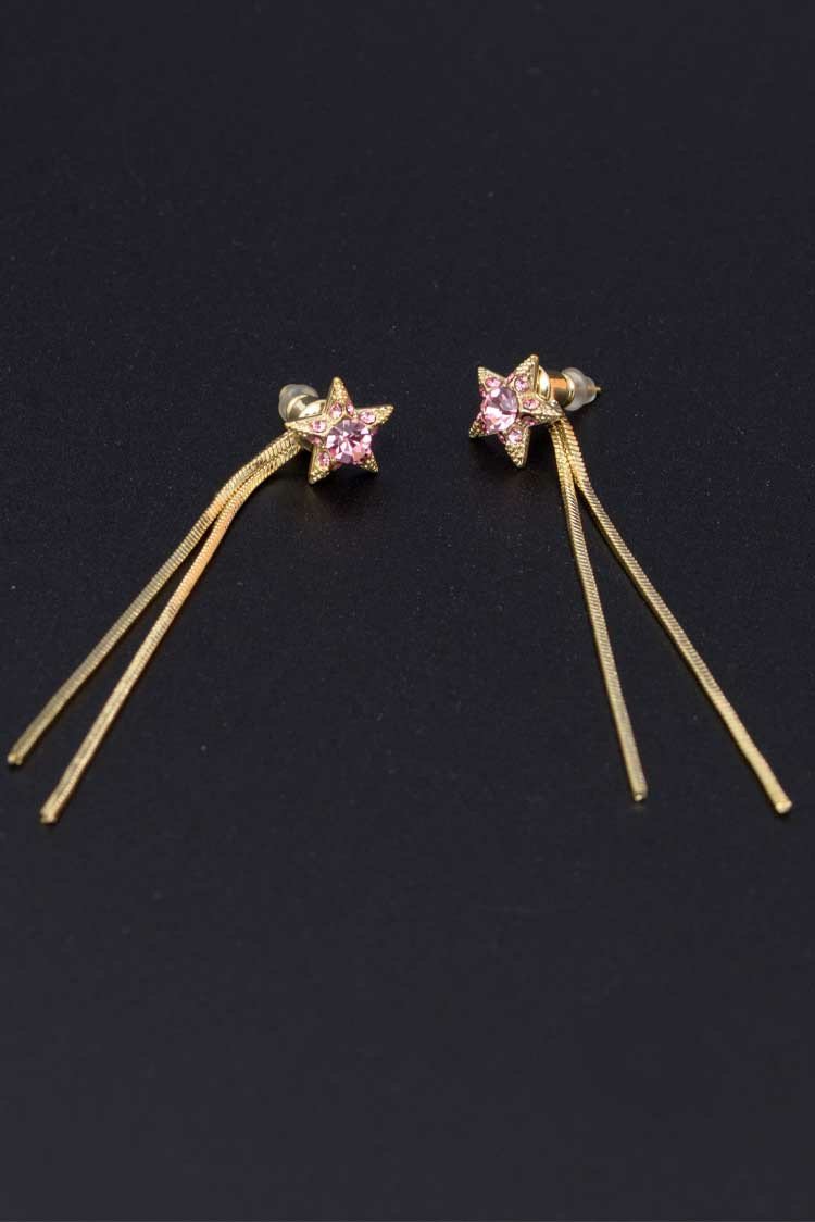Ellena - Star Shape Chain Drop Earring